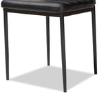 Modern Faux Leather Dining Chair 4-Piece Set by Baxton Studio