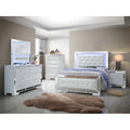 Hollywood Hills White Panel Bed