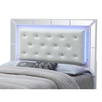 Hollywood Hills White Panel Bed