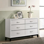 Roundhill Furniture Stout Contemporary White Panel 5-piece Bedroom Set