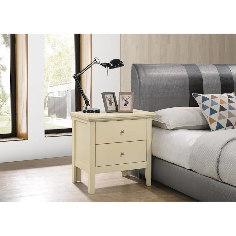 Primo 2-Drawer Nightstand (24 in. H x 19 in. W x 15.5 in. D)
