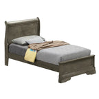 Louis Philippe Sleigh Twin Panel Bed