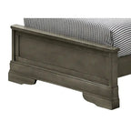 Louis Philippe Sleigh Twin Panel Bed