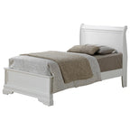Louis Philippe Sleigh Twin Panel Bed