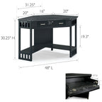 Leick Home Mission Corner Writing Desk