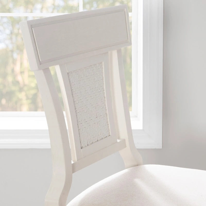 Ryder Handwoven Rattan Farmhouse Bar Stool