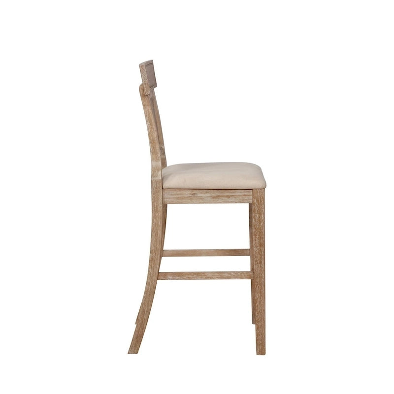 Ryder Handwoven Rattan Farmhouse Bar Stool