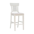 Ryder Handwoven Rattan Farmhouse Bar Stool