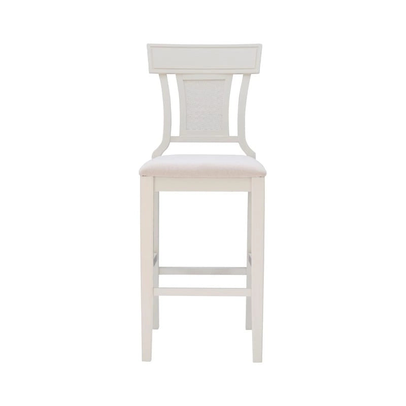 Ryder Handwoven Rattan Farmhouse Bar Stool