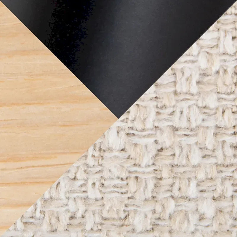 Carson Carrington Vallberga 24 Counter Stool with Natural Wood Base (Set of 2)