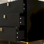 Dresser Modern Dresser for Bedroom, 6 Drawer Double Dresser Sideboard