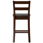 Linon McGrath Espresso Wood Counter Stool