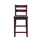 Linon McGrath Espresso Wood Counter Stool