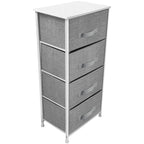 4 Drawer Bedside Nightstand Chest Tower Bedroom Dresser Assorted Colors