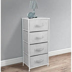 4 Drawer Bedside Nightstand Chest Tower Bedroom Dresser Assorted Colors