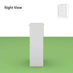 FUFU&GAGA 2 Tiers Shoe Rack Cabinet Shoe Cabinet Space-Saving