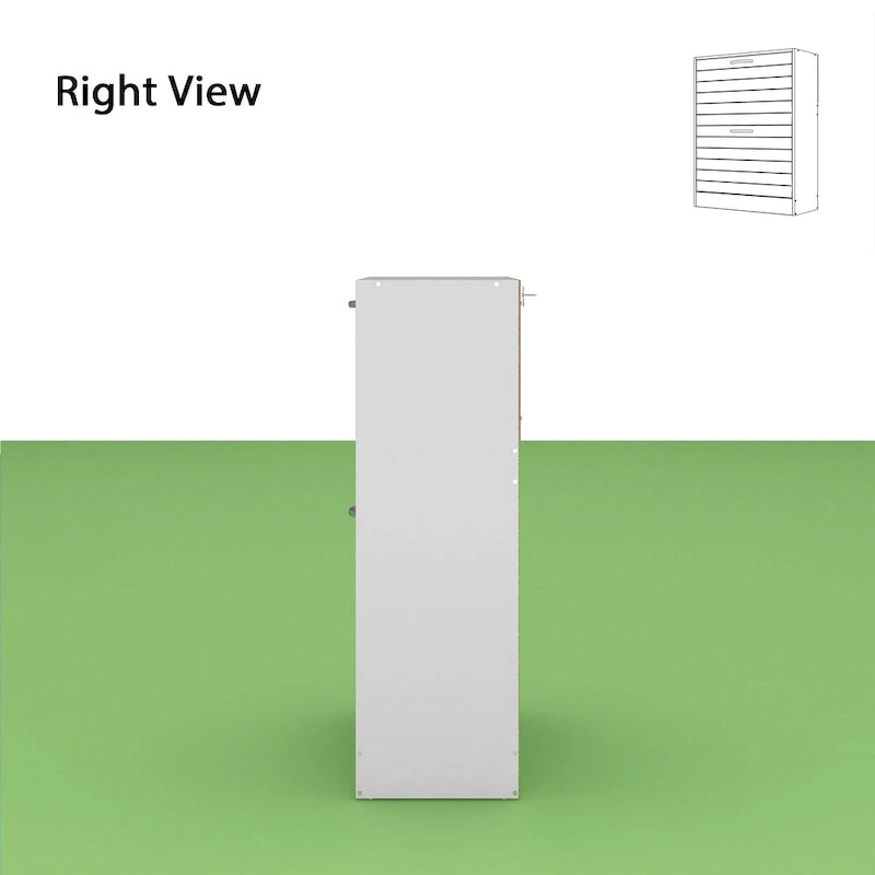 FUFU&GAGA 2 Tiers Shoe Rack Cabinet Shoe Cabinet Space-Saving