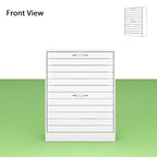 FUFU&GAGA 2 Tiers Shoe Rack Cabinet Shoe Cabinet Space-Saving