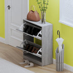 FUFU&GAGA 2 Tiers Shoe Rack Cabinet Shoe Cabinet Space-Saving