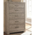 Signature Design by Ashley Balnain Grey 5-drawer Chest