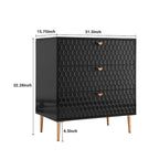 Morden Wood Furniture 3-Drawer Dresser Chest