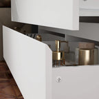 Transformative White Entertainment Center Home Desk Dresser Chest