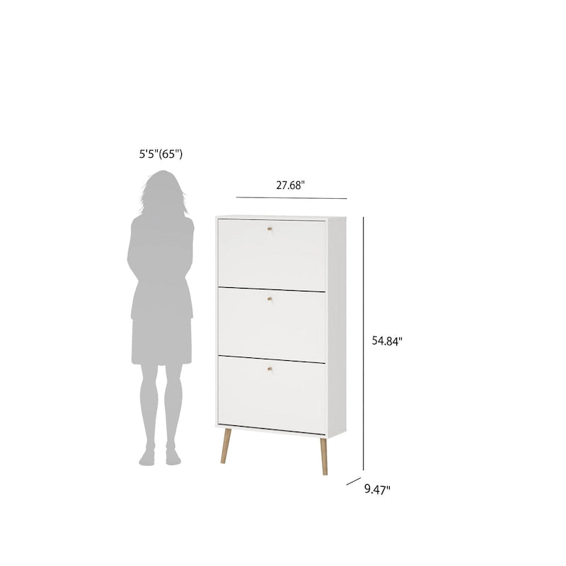 Carson Carrington Bodo 3-drawer Shoe Storage Cabinet