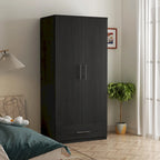 Kerrogee 31.5W x 66.9H Armoire 2 Door 1 Drawer With Rod