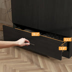 Kerrogee 31.5W x 66.9H Armoire 2 Door 1 Drawer With Rod