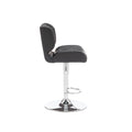 Reilly Adjustable Faux Leather Barstool