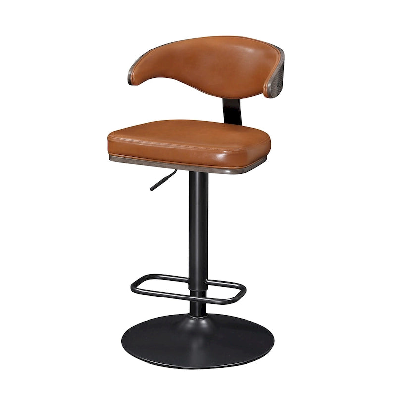 Art Leon Bentwood Swivel Adjustable Bar Stools
