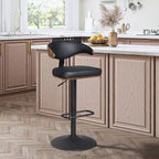Art Leon Bentwood Swivel Adjustable Bar Stools