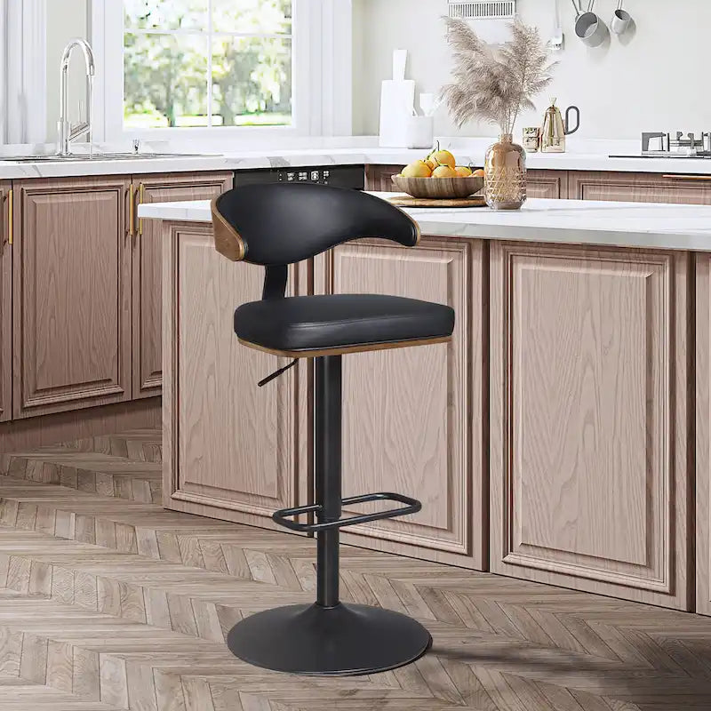 Art Leon Bentwood Swivel Adjustable Bar Stools