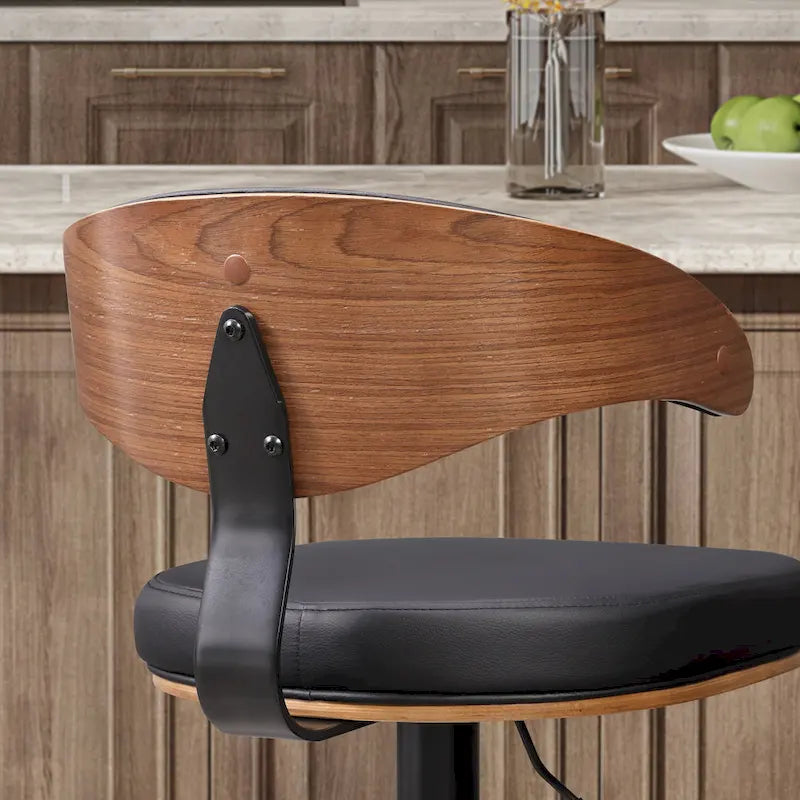 Art Leon Bentwood Swivel Adjustable Bar Stools