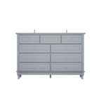 55.1W 9-Drawer Dresser: Spacious and Sleek Design Chest Lacquer