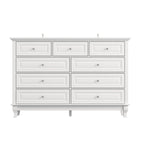 55.1W 9-Drawer Dresser: Spacious and Sleek Design Chest Lacquer