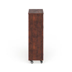 Layson Transitional Walnut 5-shelf Mobile Cabinet by Furniture of America