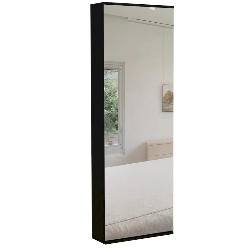 TUHOME Lisboa Armoire with Double Doors, 2 Drawers, and Hanging Rod