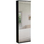 TUHOME Lisboa Armoire with Double Doors, 2 Drawers, and Hanging Rod