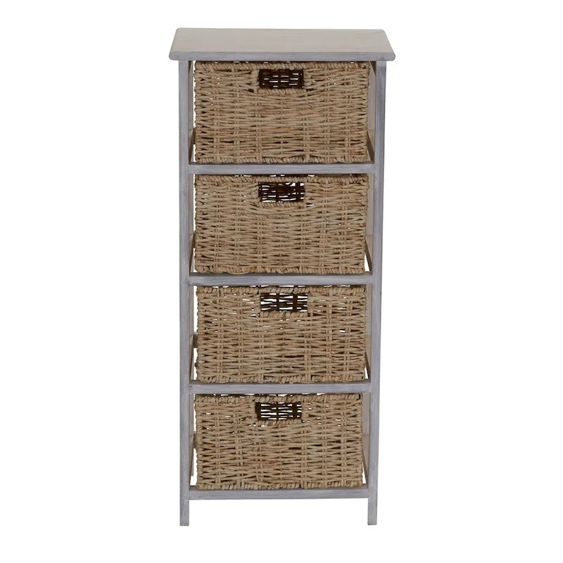 Household Essentials Storage Chest of 4 Drawers