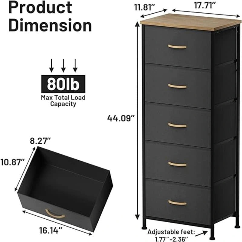 Tall Storage Tower for Closet