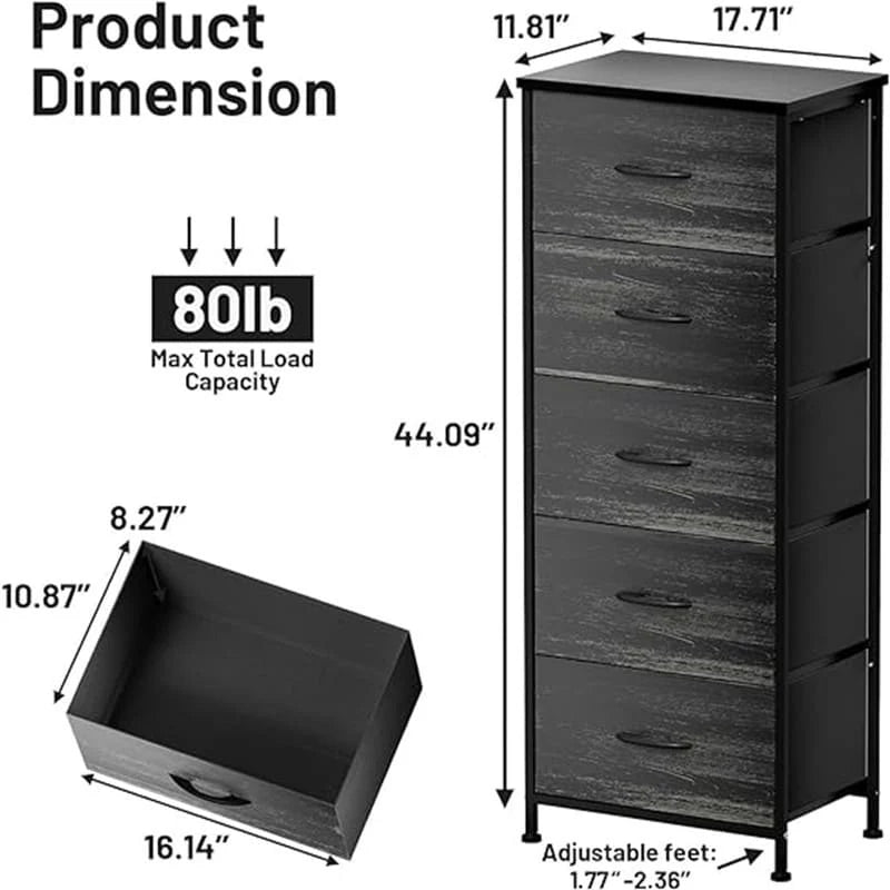 Tall Storage Tower for Closet