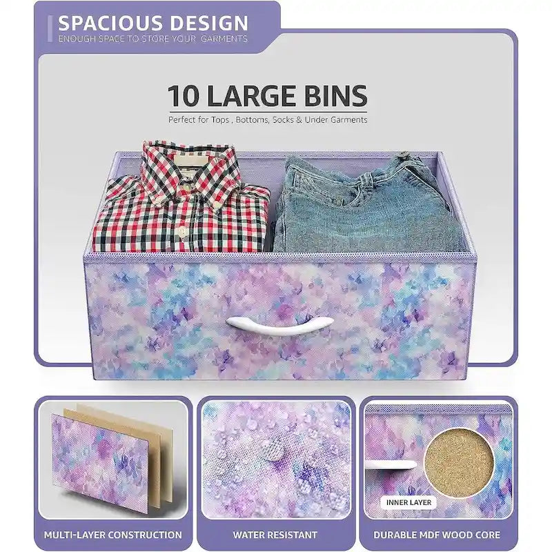 Dressers for Bedroom with 10 Drawers, Chest of Drawers for Bedroom