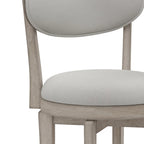 Hillsdale Sloan Wood Upholstered Swivel Counter Stool - 38.25H x 20W x 17.5D; Seat Height: 25.5H