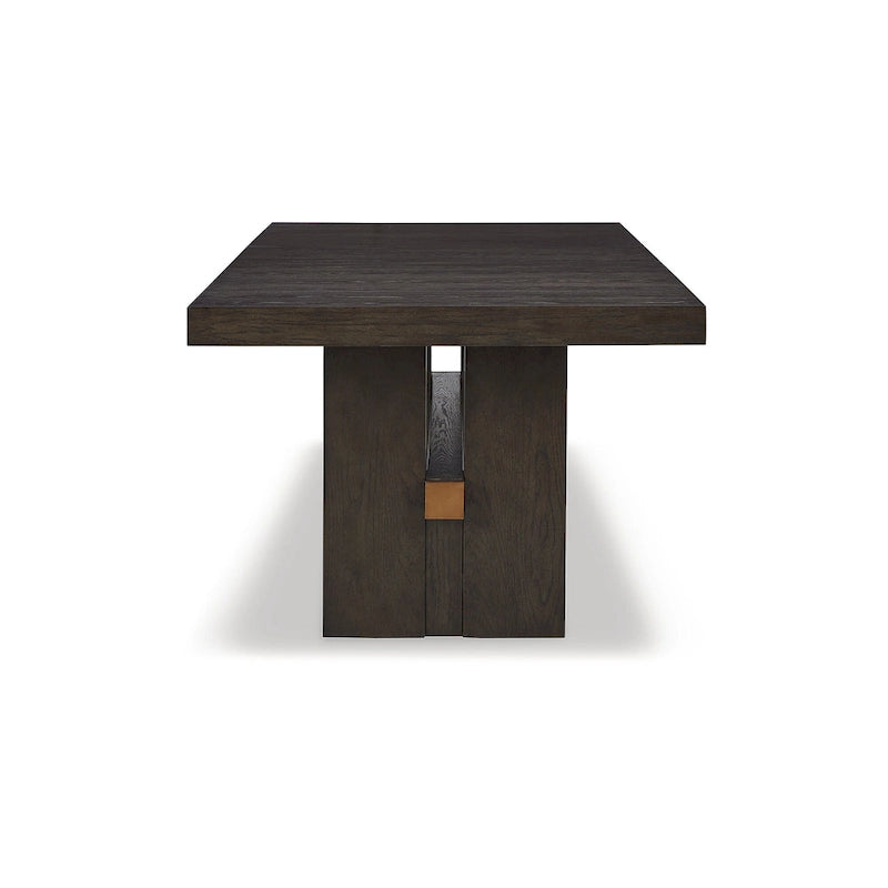 Signature Design by Ashley Burkhaus Dark Brown 5-Piece Dining Package