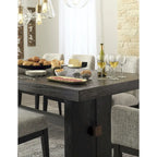 Signature Design by Ashley Burkhaus Dark Brown 5-Piece Dining Package