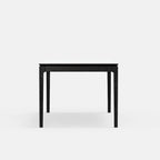 Cove Rectangular Solid Wood Dining Table, Vintage Black