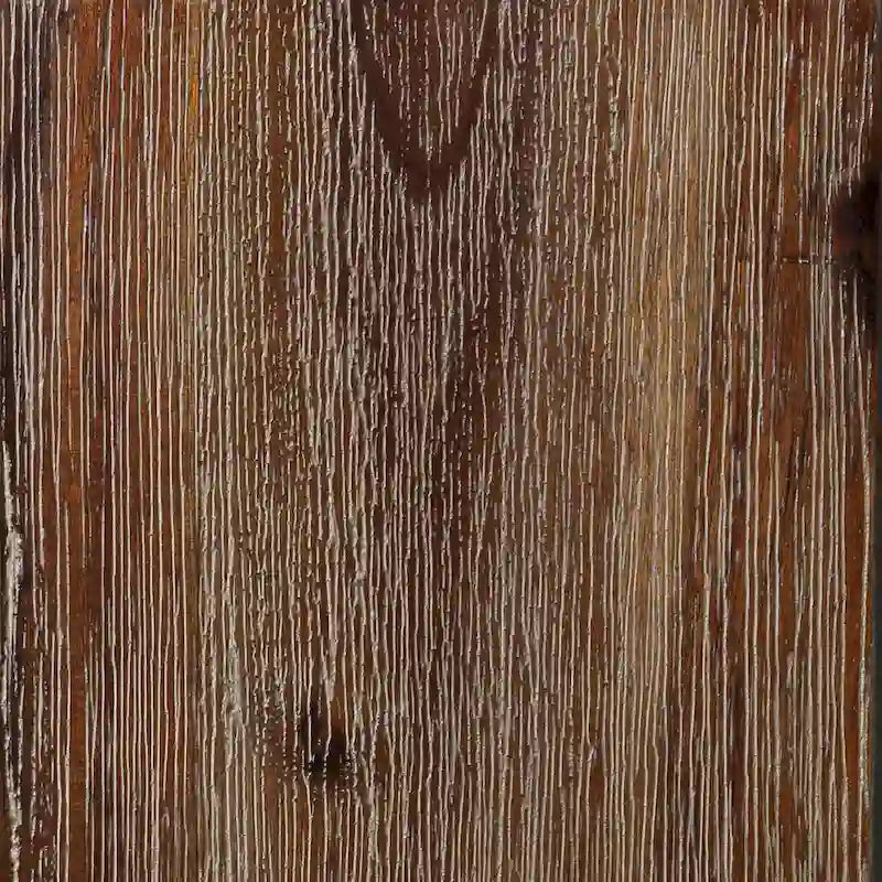 Firebranch Wood and Stainless Steel Drop Leaf Kitchen Cart