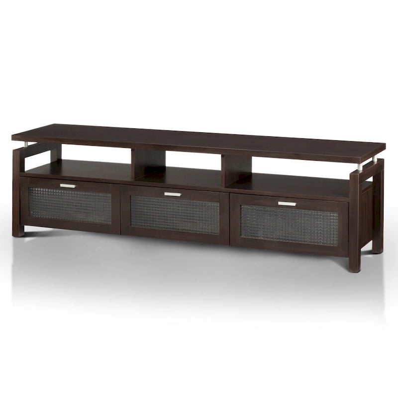 Posa Contemporary Espresso 71-inch Storage TV Console by Furniture of America