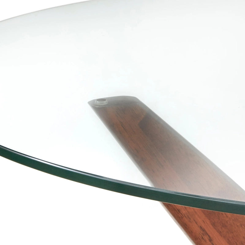 Lifestorey Trita Round Glass Table